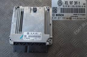VW БЛОК УПРАВЛЕНИЯ ДВИГАТЕЛЕМ 2.0TDI 03L907309M , 0281017553