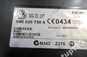 VW БЛОК УПРАВЛЕНИЯ МОДУЛЬ TELEFONU  5N0 035 730 A