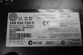 VW БЛОК УПРАВЛЕНИЯ ТЕЛЕФОНОМ АНТЕННЫ BLUETOOTH 1K8035730D