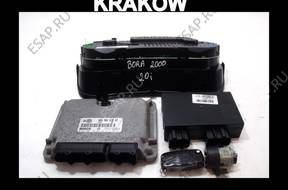 VW BORA 2.0 БЛОК УПРАВЛЕНИЯ КОМПЛЕКТ 06A906018DC