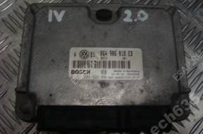 VW BORA Golf IV 2.0 БЛОК УПРАВЛЕНИЯ ДВИГАТЕЛЕМ 06A906018ED