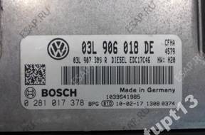 VW CADDY 2.0 TDI CFH БЛОК УПРАВЛЕНИЯ ДВИГАТЕЛЕМ 03L906018DE