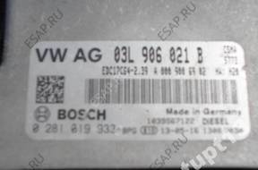 VW CRAFTER 2.0 TDI  БЛОК УПРАВЛЕНИЯ ДВИГАТЕЛЕМ 03L906021B