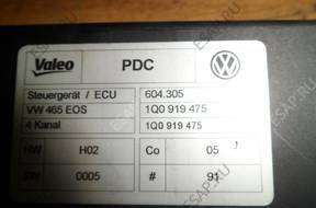 VW EOS 1Q0 БЛОК УПРАВЛЕНИЯ PDC 1Q0919475 4-KANALOWY