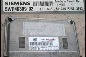 VW FOX БЛОК УПРАВЛЕНИЯ ДВИГАТЕЛЕМ 03D906033H 5WP4030902
