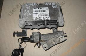 VW GOLF 1.4 16V 036906014 ЗАМОК ЗАЖИГАНИЯ ключ БЛОК УПРАВЛЕНИЯ