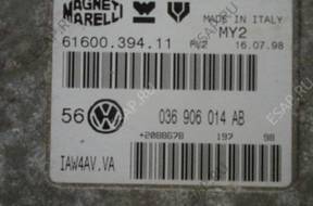 VW GOLF 1.4 16V AKQ БЛОК УПРАВЛЕНИЯ ДВИГАТЕЛЕМ 036906014AB