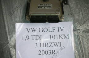VW GOLF 4 1,9TDI БЛОК УПРАВЛЕНИЯ