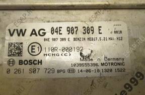 VW GOLF 7 БЛОК УПРАВЛЕНИЯ ДВИГАТЕЛЕМ БЕНЗИН 04E907309E