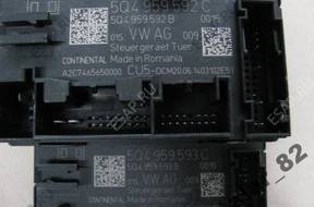 VW GOLF 7 МОДУЛЬ БЛОК УПРАВЛЕНИЯ ДВЕРИ 5Q0959593B