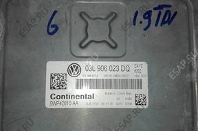 VW GOLF БЛОК УПРАВЛЕНИЯ ДВИГАТЕЛЕМ 03L906023DQ 5WP42810AA FV