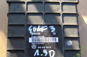 VW GOLF III 1.9 ДИЗЕЛЬ  БЛОК УПРАВЛЕНИЯ 1H0907311K