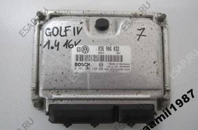 VW GOLF IV 1.4 16V БЛОК УПРАВЛЕНИЯ 036906032 BOSCH