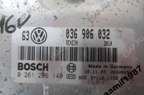 VW GOLF IV 1.4 16V БЛОК УПРАВЛЕНИЯ 036906032 BOSCH