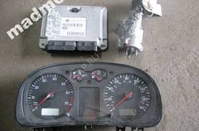 VW GOLF IV 1.6 16V БЛОК УПРАВЛЕНИЯ ЗАМОК ЗАЖИГАНИЯ ПАНЕЛЬ ПРИБОРОВ