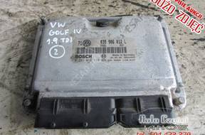 VW GOLF IV 1.9 TDI 97-2003 год БЛОК УПРАВЛЕНИЯ 038906012L