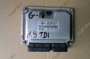 VW GOLF IV 1.9 TDI БЛОК УПРАВЛЕНИЯ ДВИГАТЕЛЕМ 038906019CJ