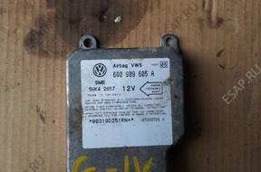VW GOLF IV 1.9 TDI МОДУЛЬ СЕНСОР AIRBAG 6Q0909605A