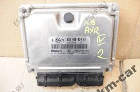 VW GOLF IV 1J  БЛОК УПРАВЛЕНИЯ ДВИГАТЕЛЕМ 038906019AT