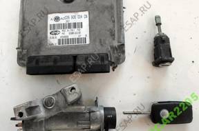VW GOLF IV 4 1.6 16V БЛОК УПРАВЛЕНИЯ ЗАМОК ЗАЖИГАНИЯ ИММОБИЛАЙЗЕР КОМПЛЕКТ
