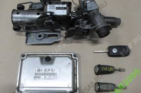 VW GOLF IV 4  2.3 V5 БЛОК УПРАВЛЕНИЯ ЗАМОК ЗАЖИГАНИЯ ИММОБИЛАЙЗЕР КОМПЛЕКТ