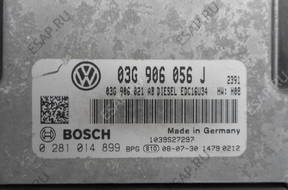 VW GOLF V 1,9 TDI БЛОК УПРАВЛЕНИЯ  0281014899 03G906056J