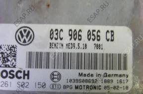 VW GOLF V 5 1.6 FSI БЛОК УПРАВЛЕНИЯ ДВИГАТЕЛЕМ 03C906056CB