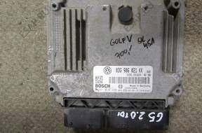 VW GOLF V БЛОК УПРАВЛЕНИЯ  03G906021KK  0281013228