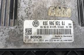 VW GOLF V БЛОК УПРАВЛЕНИЯ ДВИГАТЕЛЕМ 03G906021QJ 0281014064