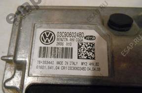 VW GOLF VI 1.4 16V БЛОК УПРАВЛЕНИЯ ДВИГАТЕЛЕМ 03C906024BD
