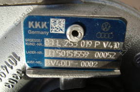 VW GOLF VI ТУРБОКОМПРЕССОР 2.0 TDI CR 03L253019P