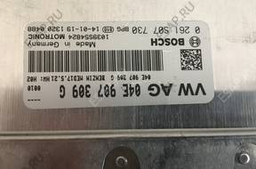 VW GOLF VII 1.4 TSI БЛОК УПРАВЛЕНИЯ ДВИГАТЕЛЕМ 04E907309G
