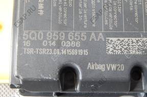 VW GOLF VII БЛОК УПРАВЛЕНИЯ СЕНСОР AIRBAG 5Q0959655AA