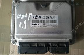 Vw golf4 1.9 TDI БЛОК УПРАВЛЕНИЯ ДВИГАТЕЛЕМ 038906019DD