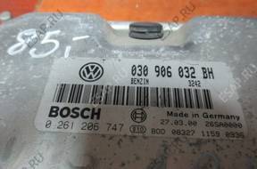 VW LUPO БЛОК УПРАВЛЕНИЯ ДВИГАТЕЛЕМ 0261206747 030906032BH