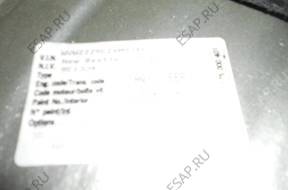 VW NEW BEATLE двигатель 2,0 88TYS/KM