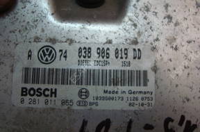 VW NEW BEETLE БЛОК УПРАВЛЕНИЯ GOLF 1.9 TDI 038906019DD
