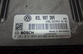 VW PASSAT 2.0TD БЛОК УПРАВЛЕНИЯ 03L907309 0281015029