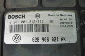 VW PASSAT B4 БЛОК УПРАВЛЕНИЯ ДВИГАТЕЛЕМ 0281001312/313