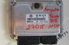VW PASSAT B5 115KM БЛОК УПРАВЛЕНИЯ ДВИГАТЕЛЕМ 038906019BK