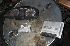 VW PASSAT B5 1.8T 150 БЛОК УПРАВЛЕНИЯ КОМПЛЕКТ 8D0907558E