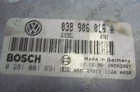 VW PASSAT B5 1.9 TDI 99 БЛОК УПРАВЛЕНИЯ ДВИГАТЕЛЕМ