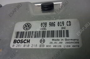 VW PASSAT B5 1.9 TDI БЛОК УПРАВЛЕНИЯ ДВИГАТЕЛЕМ 038906019CD
