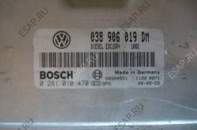 VW PASSAT B5 1.9 TDI БЛОК УПРАВЛЕНИЯ ДВИГАТЕЛЕМ 038906019DM