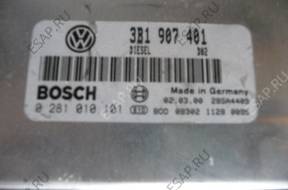 VW PASSAT B5 2,5TDI БЛОК УПРАВЛЕНИЯ ДВИГАТЕЛЕМ 3B1 907 401