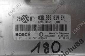 VW PASSAT B5 БЛОК УПРАВЛЕНИЯ 038906019EN