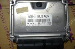 VW PASSAT B5 БЛОК УПРАВЛЕНИЯ ДВИГАТЕЛЕМ 038906019GL