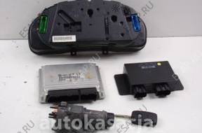 VW PASSAT B5 БЛОК УПРАВЛЕНИЯ КОМПЛЕКТ 2,8 V6 4D0907551AE