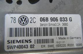 VW Passat B5 FL БЛОК УПРАВЛЕНИЯ 2,0i  06B906033G