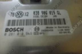 VW PASSAT B5 FL БЛОК УПРАВЛЕНИЯ ДВИГАТЕЛЕМ 038906019GL 1.9